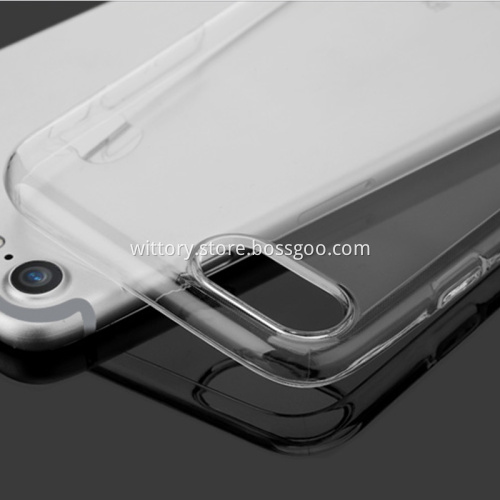 Anti-scratch clear phone case